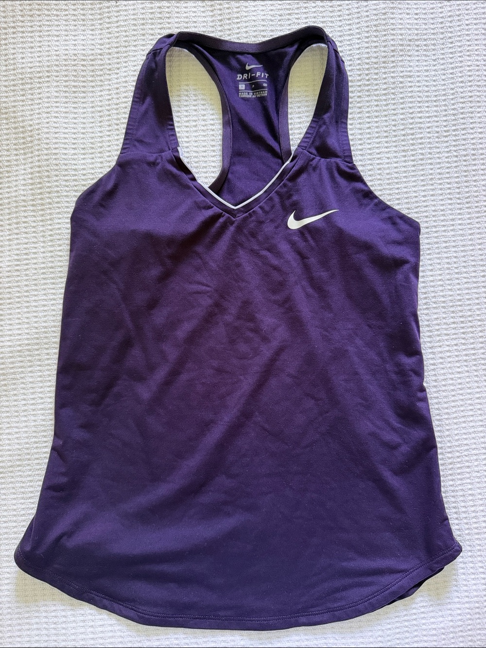 Nike Purple Racerback Dri-FIT Tank Top
